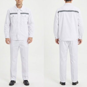 Combinaison de travail unisexe Econex Sports bleue haute visibilité respirante certifiée CE avec bandes réfléchissantes en coton – Uniforme de sécurité - Product Image 6