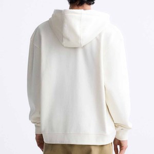 Sweat-shirt à capuche blanc pour homme, coupe classique, 300g, écologique, 100% coton molletonné, vêtement d'hiver décontracté, avec poche - Product Image 1