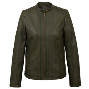 Chaquetas de Cuero para Mujer de Primera Calidad al por Mayor, Chaqueta de Cuero Informal para Mujer, Superventas, a un Precio Razonable - Product Image 1