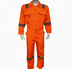 Ensemble de sécurité incendie pour hommes, combinaison de travail, combinaison de soudage, vêtements grande taille, combinaison de haute qualité en gros - Product Image 2