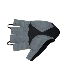 Gants de cyclisme demi-doigts respirants à rayures en polyester et nylon unisexe pour la course toutes saisons - Product Image 6