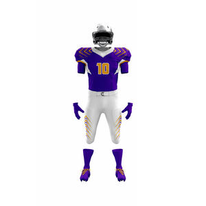 OEM Design Most Popular Breathable Plus <b>Size</b> Short Sleeve American <b>Football</b> Uniform Set Light Weight American <b>Football</b> uniform - Product Image 5