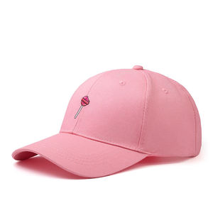 Pink Breathable Leather Sport <b>Cap</b> with 3D Embroidery Logo Adjustable Unisex Hat for Spring Summer Activities - Product Image 4