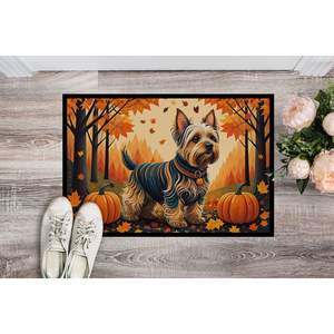 Silky Terrier Fall Indoor/<b>Outdoor</b> Non-Slip Washable Low Pile Door <b>Mat</b> 24H X 36W for Entryway or Front Door - Product Image 2