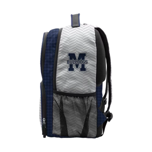 Sac à dos de cheerleading avec grand espace de rangement, fermetures éclair durables, poche séparée pour chaussures et poches latérales en filet pour les voyages, l'école et l'entraînement - Product Image 3