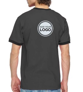 Wholesale Regular Fit Men's <b>T</b>-<b>Shirts</b> Custom Front Logo 100% <b>Polyester</b> Eco-Friendly 180g Short Sleeve Sublimation Printing - Product Image 3