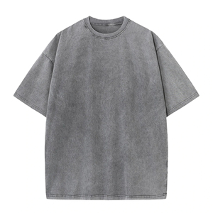 T-shirt formel personnalisé OEM pour homme 100 % coton à manches courtes, coupe ample, avec motif lettre, col rond, sérigraphié, anti-boulochage - Product Image 5