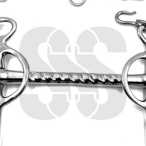 Bocados de Acero Inoxidable Antideslizantes de Alta Calidad y Durabilidad con 3 Ranuras, Colores Personalizables, Servicio OEM para Uso Ecuestre - Product Image 3