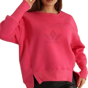 Sudadera con Capucha de Forro Polar Rosa, Corte Regular, Cierre de Cremallera, Manga Larga, Color Sólido, Estilo Casual, Logotipo Frontal con Impresión por Transferencia Térmica - Product Image 1
