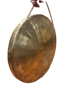 Gong en métal à thème bouddhiste tibétain traditionnel sculpté pour la guérison décorative de yoga spirituel de méditation conçu pour spirituel - Product Image 3