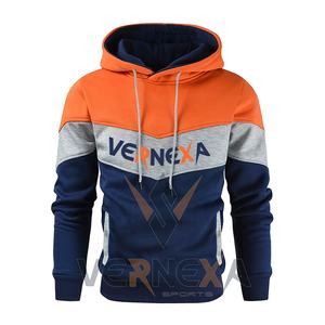 Usine en gros personnalisé imprimé pull à capuche solide motif à manches longues goutte épaule sweats uni teint pour l'hiver - Product Image 1