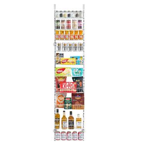 Organizzatore per Spezie a 10 Livelli in Acciaio Resistente, da Appendere Sopra la Porta, Regolabile e Facile da Montare a Parete - Product Image 1