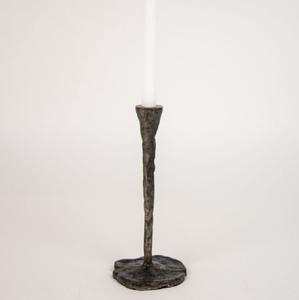 Support de bougie en métal côtelé conique, écologique, durable, luxueux, unique, fait main, décoratif, grand chandelier pour mariage - Product Image 1