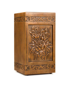 Urnes funéraires en bois pour adultes, urnes de crémation artisanales en bois poli, urnes funéraires à bas prix - Product Image 2