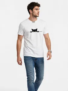 เสื้อยืดคอกลมแขนสั้นสีขาวสำหรับผู้ชาย ยี่ห้อ Oneten ผ้าฝ้าย 100% ป้องกันรอยยับ ทรงปกติ พิมพ์ลายตัวอักษรน่ารัก - Product Image 3