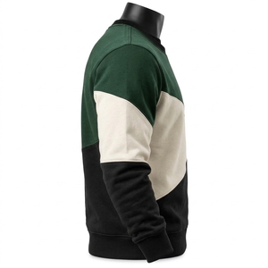 Sudadera de Invierno para Hombre, de Cuello Redondo, con Estampado de Diseño, Logotipo Bordado, de Lujo, 100% Felpa de Algodón Súper Suave - Product Image 4
