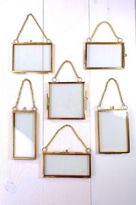 Customized Metal & Glass Photo <b>Frame</b> with Chain Hanging <b>Wall</b> Decor for Home Decoration Glass Picture <b>Frame</b> - Product Image 6