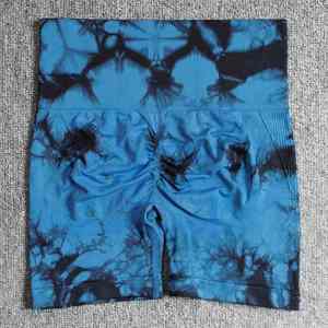 Shorts Deportivos de Cintura Alta con Efecto Levanta Glúteos, Secado Rápido, Sin Costuras, para Yoga y Fitness, con Colores Tie Dye y Cintura Elástica para Mujer - Product Image 5