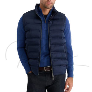 Veste matelassée pour homme fabriquée en usine, vente en gros, fermeture éclair intégrale, logo personnalisé, style streetwear - Product Image 5