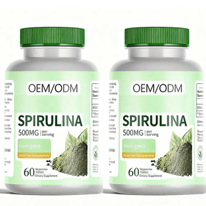 Tabletas de Espirulina 100% Natural OEM ODM, Superalimento Alto en Proteínas con Apoyo Diario para la Digestión y el Bienestar Energético, de la India - Product Image 1