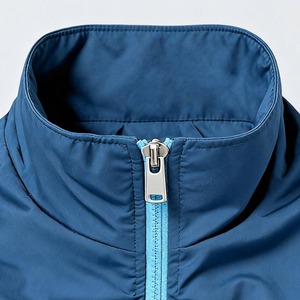 Ensemble de survêtement bleu unisexe Nobilis, veste à fermeture éclair à manches longues avec poches latérales, design sportif, coupe régulière, vêtements d'automne - Product Image 3