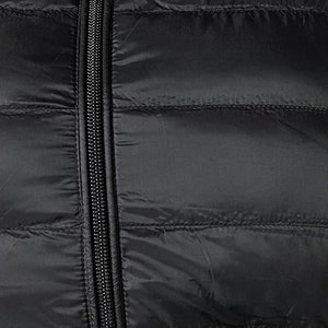 Veste matelassée pour femme, manches longues, col montant, fermeture éclair, couleur unie, vêtement d'hiver, 100% polyester, rembourrage chaud - Product Image 5