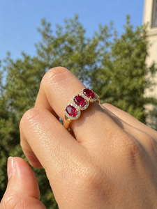 Anillo de Plata de Ley 925 con Turmalina Rosa - Product Image 1