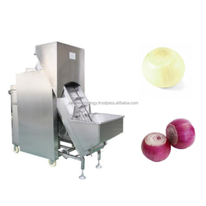 Éplucheur d'oignons entièrement automatique de meilleure qualité Petite machine à éplucher les oignons Machines Épluchage d'oignons secs à chaîne à haut rendement - Product Image 2