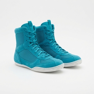 Zapatos de boxeo ligeros para hombre y mujer, calzado de entrenamiento de tobillo alto, suela de agarre flexible de malla transpirable para práctica de entrenamiento en gimnasio - Product Image 1