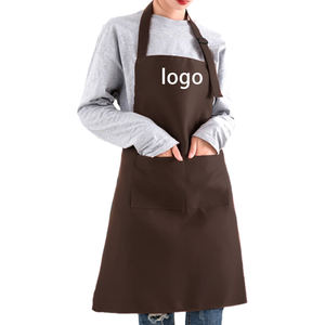 Delantal de Cocina Largo Personalizado al por Mayor, Delantal de Chef Negro para Lavavajillas, Uso en Hoteles, Tela de Spandex/Poliéster, Dos Bolsillos, con Logotipo - Product Image 5
