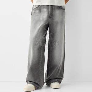 Pantalones Vaqueros Holgados Personalizables para Hombre con MOQ Bajo, Diseña Tus Propios Pantalones Vaqueros Holgados Cómodos para Hombre - Product Image 2
