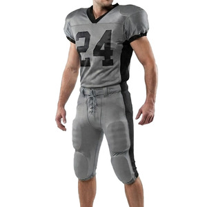 Ensemble de vêtements de sport personnalisés pour le football américain, pantalon et maillot, pour l'entraînement en équipe, la compétition, fabricant en gros, vêtements de performance pour les joueurs - Product Image 6