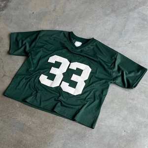 ผู้ผลิตเสื้อยืดทรงครอปแบบหนา เสื้อยืดทรงครอปแบบไหล่ตก พิมพ์ลายสกรีน สำหรับผู้ชาย - Product Image 6