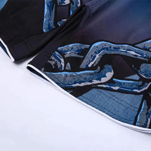 Pantalones Cortos de MMA para Hombre, Talla Cómoda, Tela de Lona Sólida, Elásticos, de Secado Rápido, Transpirables, Ligeros, Estilo Punk, Alta Calidad - Product Image 5