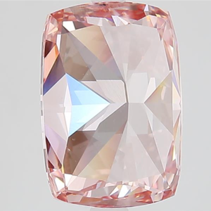 Diamant de laboratoire taille coussin 4 carats, couleur rose vif fantaisie, clarté VS, certifié IGI, excellente taille, diamant non monté, échelle de dureté 10 Mohs - Product Image 4