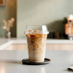 Disposable PP Single Wall Plastic Cups 12/16/24oz Transparent 95mm Cups with Lids For Beverage Coffee Milk Tea Hot/Cold Drinks - Product Image 1