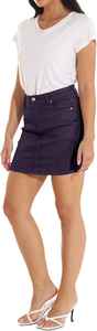 OEM High Quality Wholesale Custom Vintage Woven Denim Cotton Spring A-<b>Line</b> Stonewashed High Waist Mini Skirt for Women - Product Image 4