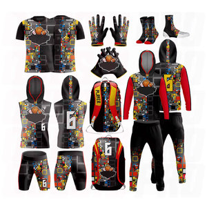 7 on 7 Wholesale Package Deal <b>Football</b> Uniform Club Teamwear School <b>Short</b> Sleeve Uniforms Compression Sets Gloves <b>Socks</b> - Product Image 4