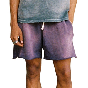 Shorts en denim pur coton lavé, style streetwear, avec logo brodé personnalisé, design sur mesure, service OEM. - Product Image 5