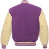 Custom <b>Men</b> Grey Wool Varsity <b>Jacket</b> with Black Leather Sleeves – Letterman Baseball <b>Jacket</b>, College Outerwear Manufacturer - Product Image 6