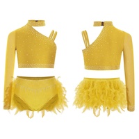 6-16 filles stage scène danse Performance porter enfants formation Dancewear Performance Costumes de danse pour enfants
