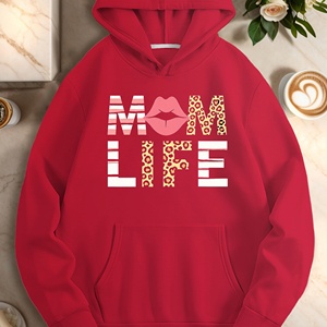 Sudaderas casuales leopardo MOM LIFE para mujer - Product Image 4