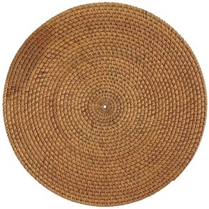 Assiette de présentation en rotin naturel tressé à la main pour banquets d'hôtel et aménagement de table de luxe - Product Image 4