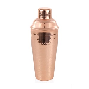 Coctelera Clásica de Acero Inoxidable con Recubrimiento de Cobre, Vaso Reutilizable Minimalista para Bebidas, Ideal para el Hogar y Fiestas - Product Image 2