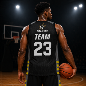 Uniforme de Baloncesto Personalizado para Hombre, Jersey de Secado Rápido, 100% Poliéster, Impresión por Sublimación, Cuello en V, Tendencia en Ventas, Tallas Grandes - Product Image 2