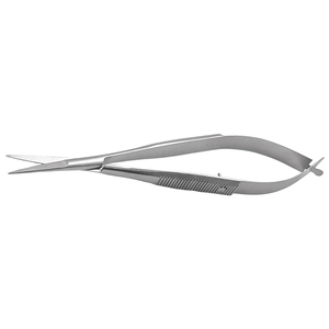 Ciseaux pour sourcils et cils, couleur argent, pointe polie, acier inoxydable durable, ciseaux à ressort double action - Product Image 3