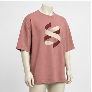 เสื้อยืดโอเวอร์ไซส์ผ้าฝ้ายถักนุ่ม 100% พิมพ์ลายดิจิทัล ออกแบบเองได้ คุณภาพสูง แห้งเร็ว TSA-SPT-0029 - Product Image 3