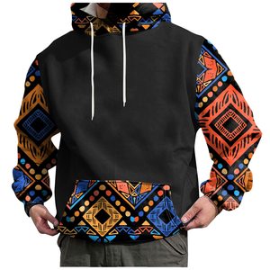 Sudadera con Capucha Sublimada para Hombre, Diseño Personalizado, 100% Algodón, Tejido de Rizo, Suave y Ligero, Ropa Deportiva, Personalización OEM/ODM - Product Image 4
