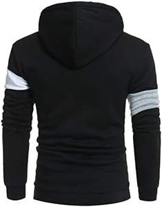 ชุดวอร์มผู้ชายคุณภาพสูง ผ้าฝ้าย 100% สำหรับฤดูหนาว ระบายอากาศได้ดี น้ำหนักเบา มีฮู้ด สไตล์ลำลอง ชุดออกกำลังกาย ขายส่ง สีพื้น - Product Image 5