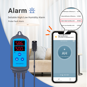 <span class=keywords><strong>INKBIRD</strong></span> <span class=keywords><strong>IHC</strong></span>-<span class=keywords><strong>200</strong></span>-WIFI Contrôleur d'humidité facile à utiliser avec application WIFI gratuite - Product Image 2